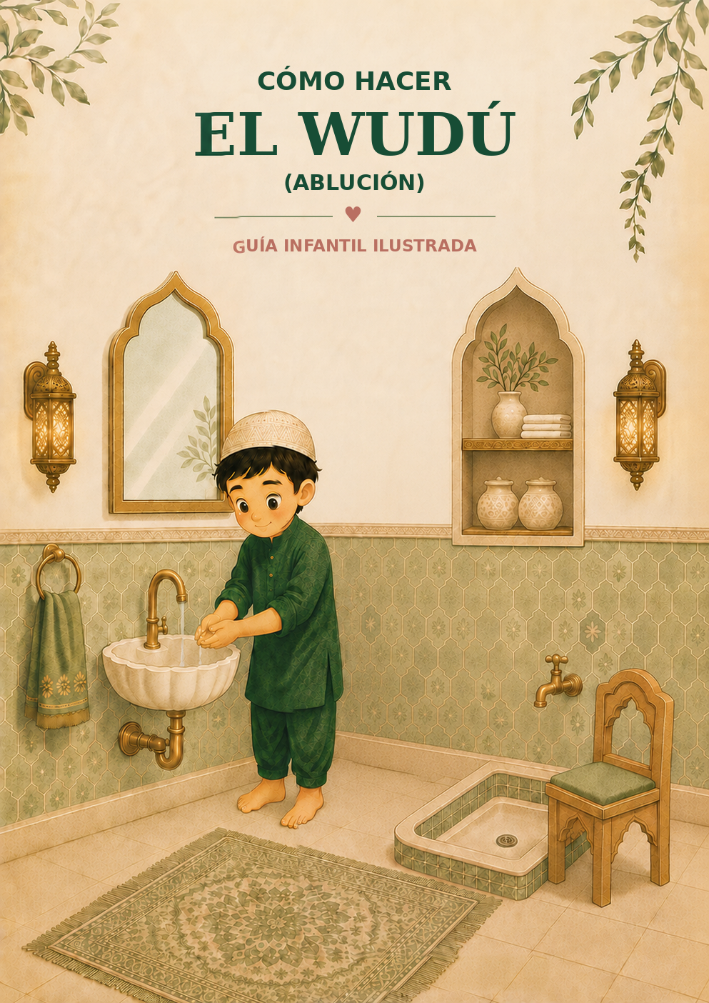 Portada del ebook Cómo hacer el Wudú (Ablución)